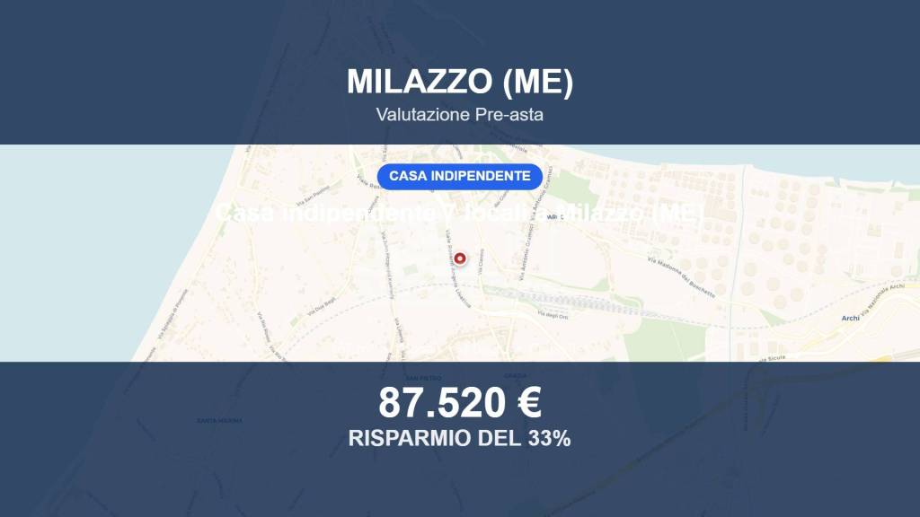 casa indipendente in vendita a Milazzo