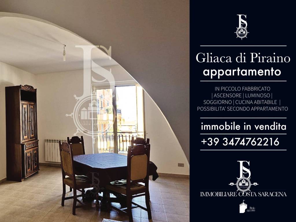 appartamento in vendita a Piraino in zona Gliaca