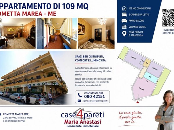 appartamento in vendita a Rometta in zona Rometta Marea