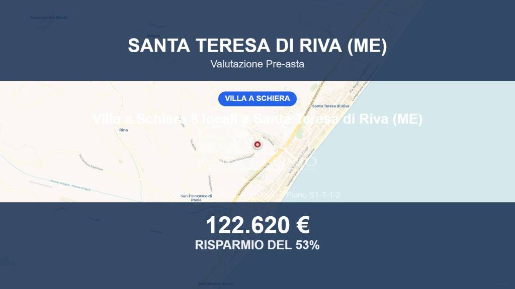 casa indipendente in vendita a Santa Teresa di Riva
