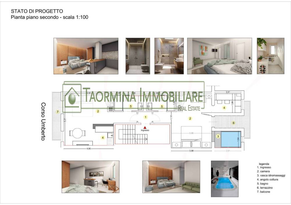 appartamento in vendita a Taormina