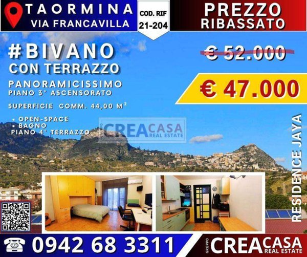 appartamento in vendita a Taormina in zona Trappitello