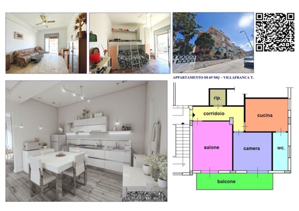 appartamento in vendita a Villafranca Tirrena