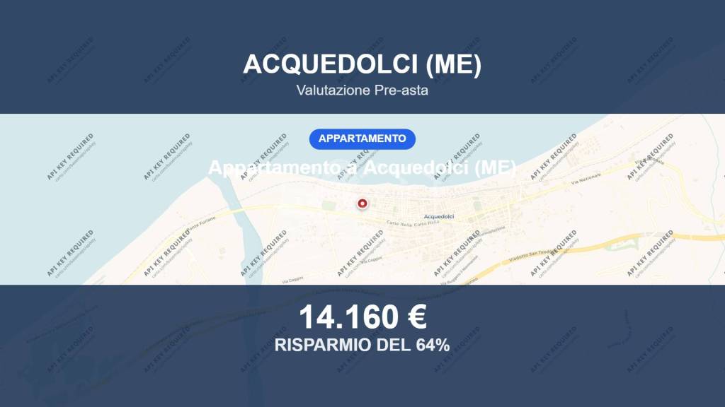 appartamento in vendita ad Acquedolci