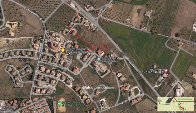 terreno edificabile in vendita ad Agrigento in zona Villaggio Mosè