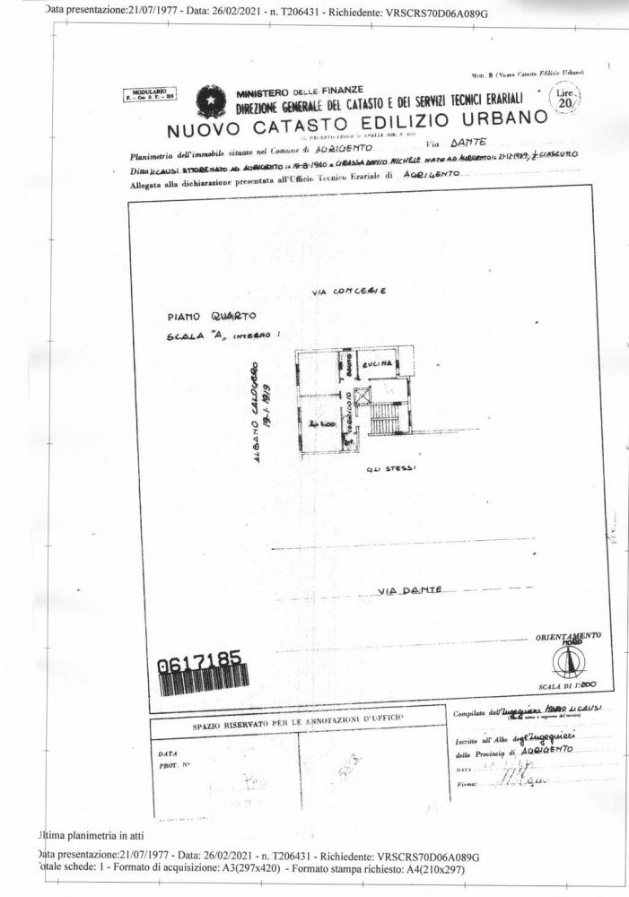 appartamento in vendita ad Agrigento in zona Centro Storico