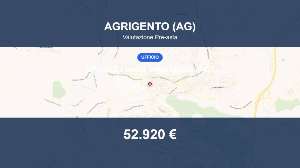 ufficio in vendita ad Agrigento in zona Quadrivio Spinasanta