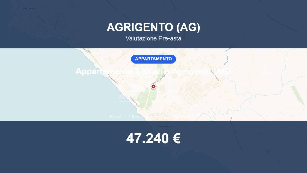appartamento in vendita ad Agrigento in zona Fiumenaro