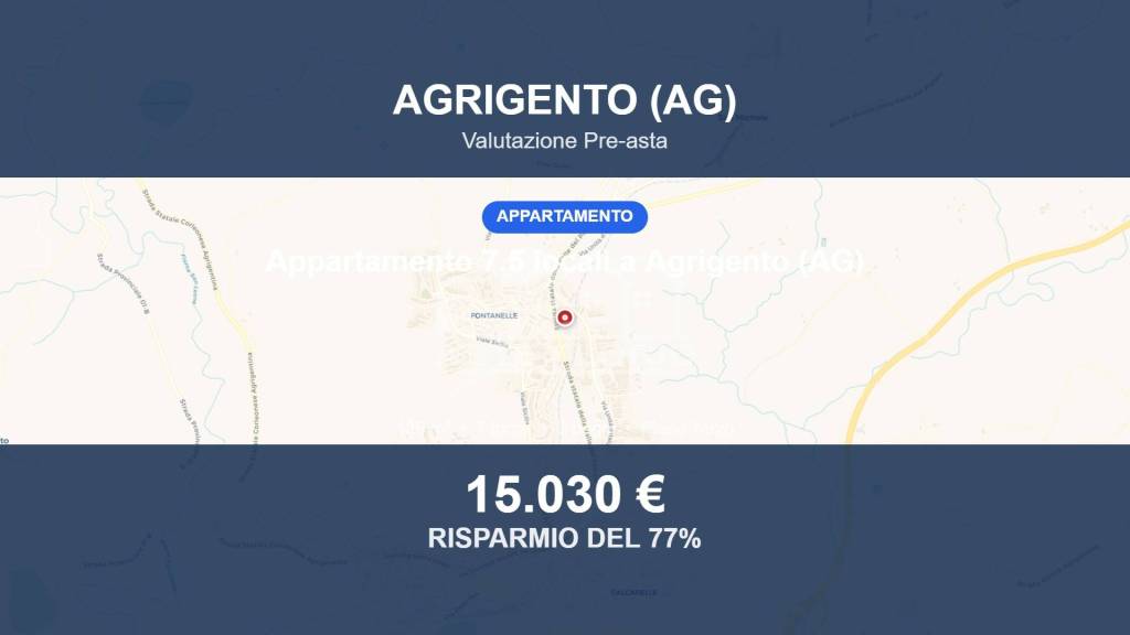 appartamento in vendita ad Agrigento in zona Fontanelle