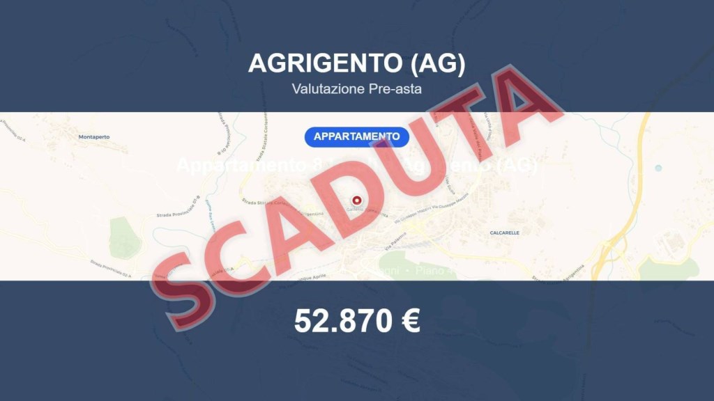 appartamento in vendita ad Agrigento in zona Quadrivio Spinasanta