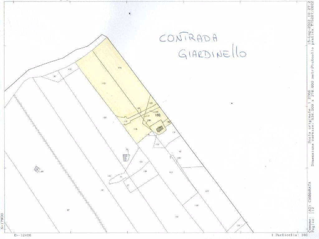 terreno agricolo in vendita a Cammarata