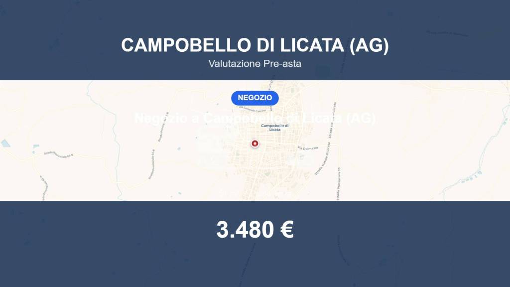 negozio in vendita a Campobello di Licata