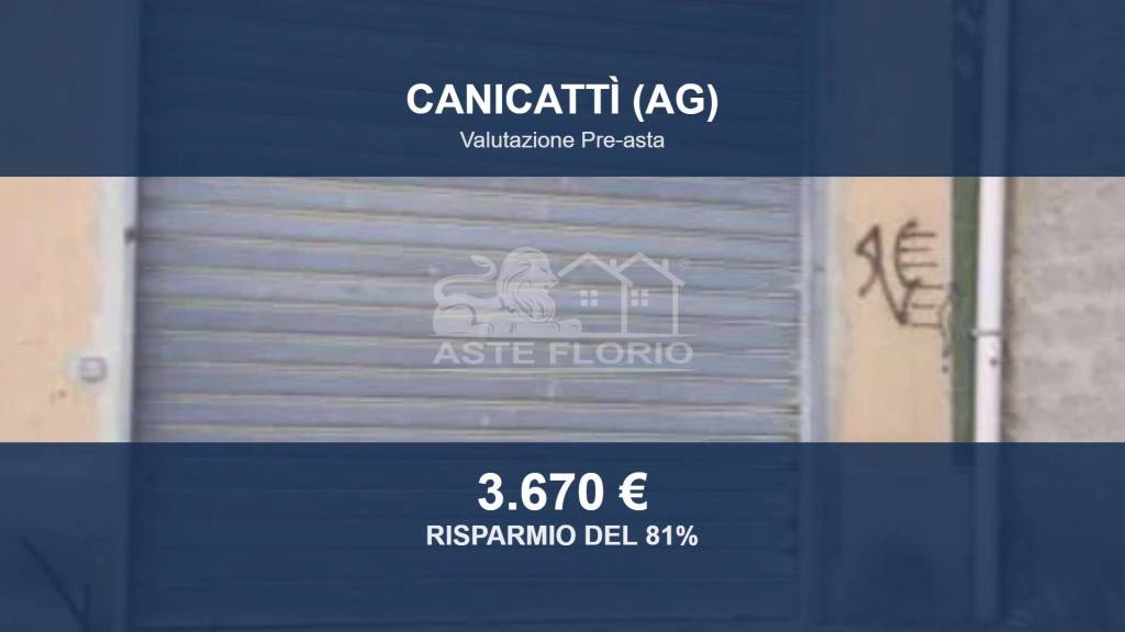 locale commerciale in vendita a Canicattì
