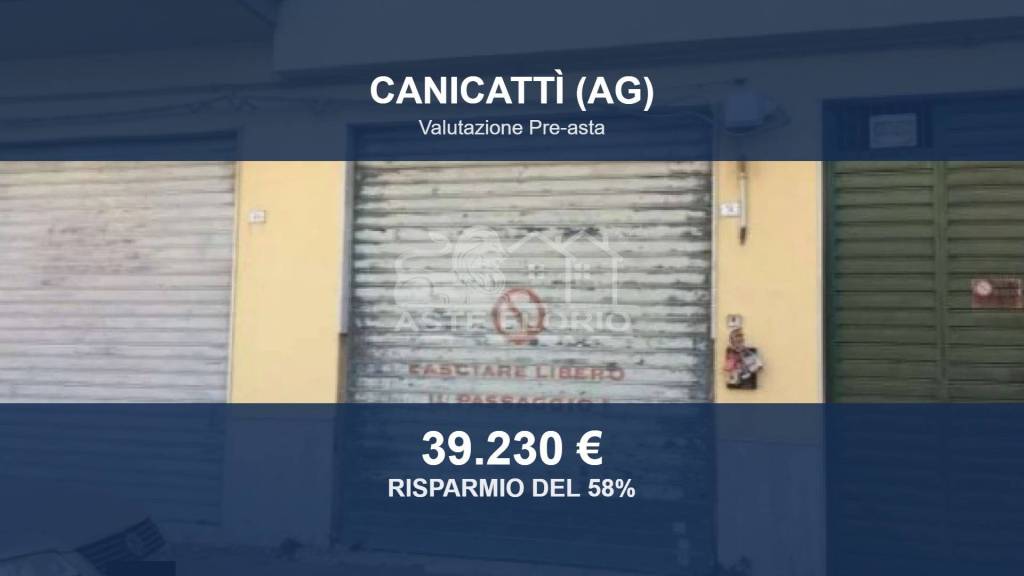 locale commerciale in vendita a Canicattì