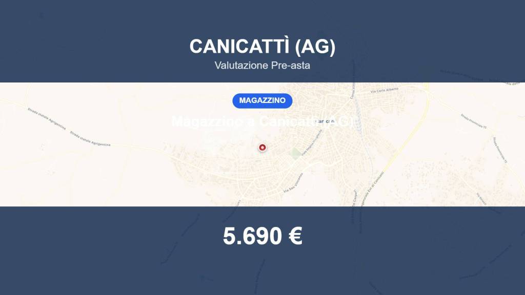 locale commerciale in vendita a Canicattì