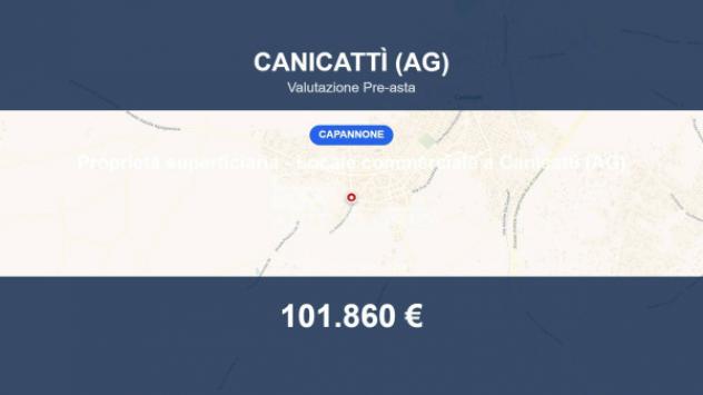 locale commerciale in vendita a Canicattì