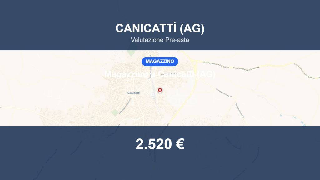 locale commerciale in vendita a Canicattì