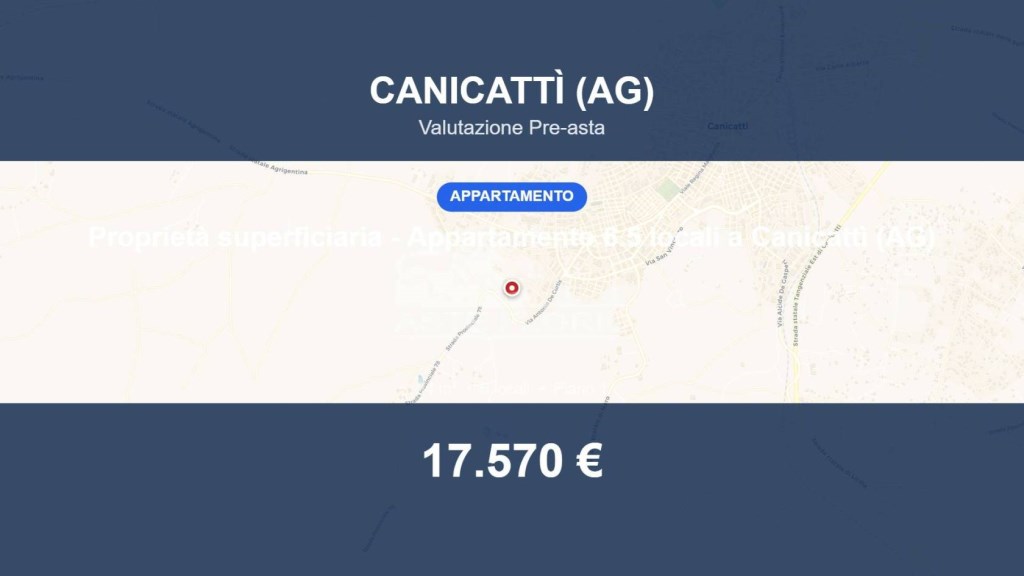 appartamento in vendita a Canicattì