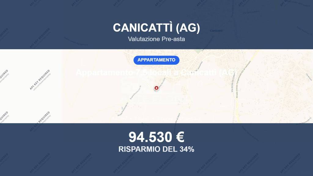 appartamento in vendita a Canicattì