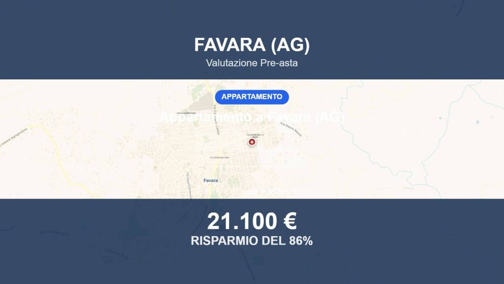 appartamento in vendita a Favara