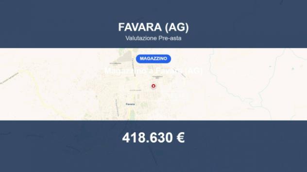 locale commerciale in vendita a Favara