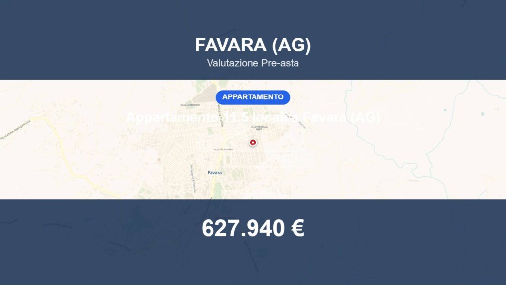 appartamento in vendita a Favara