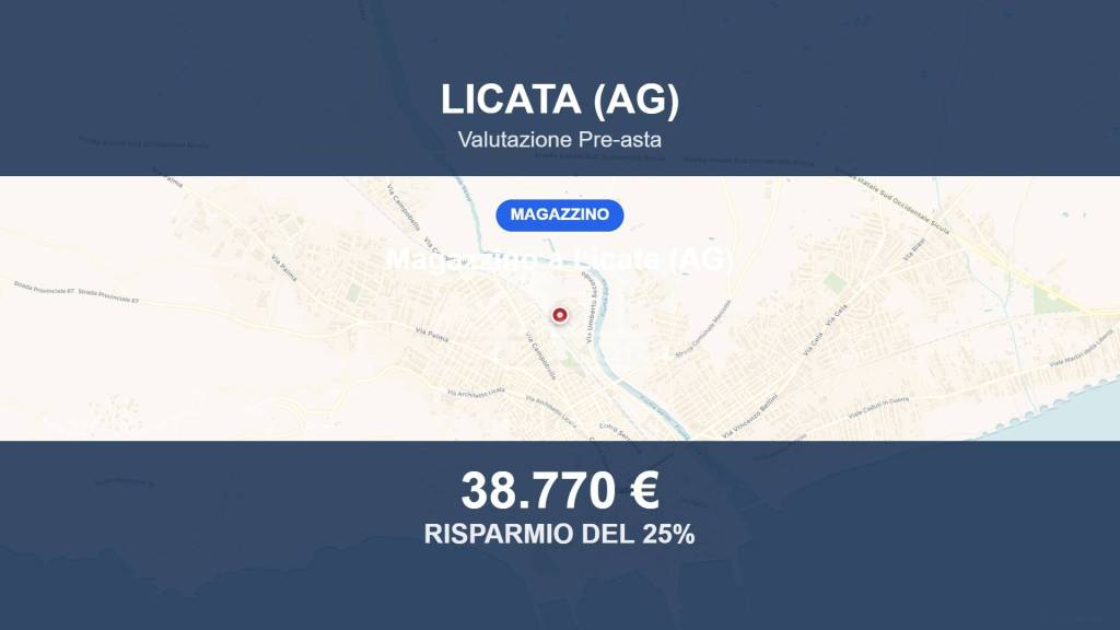 locale commerciale in vendita a Licata