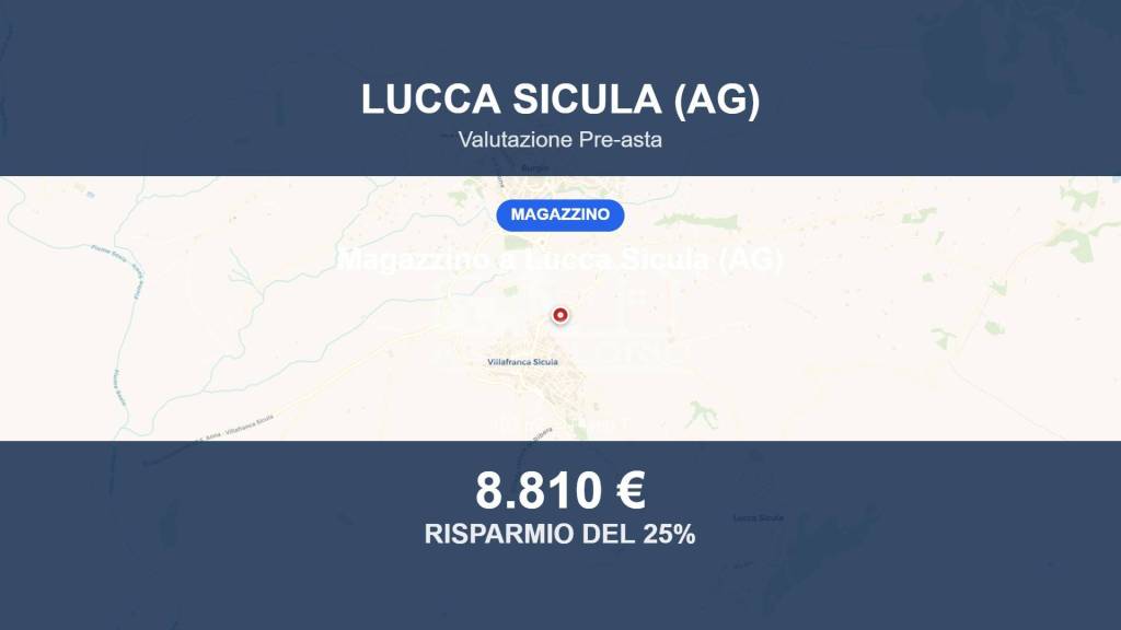 locale commerciale in vendita a Lucca Sicula