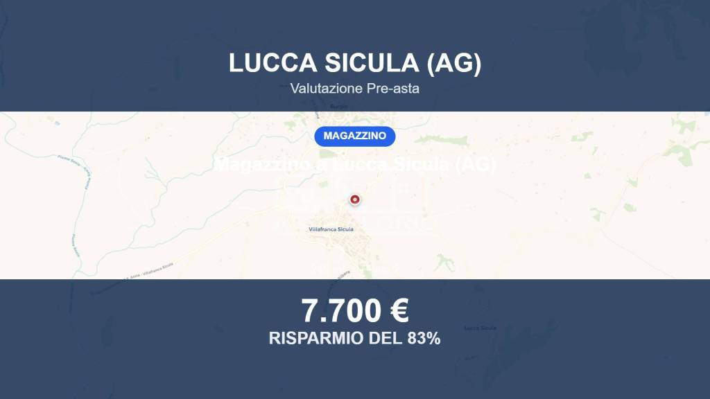 locale commerciale in vendita a Lucca Sicula