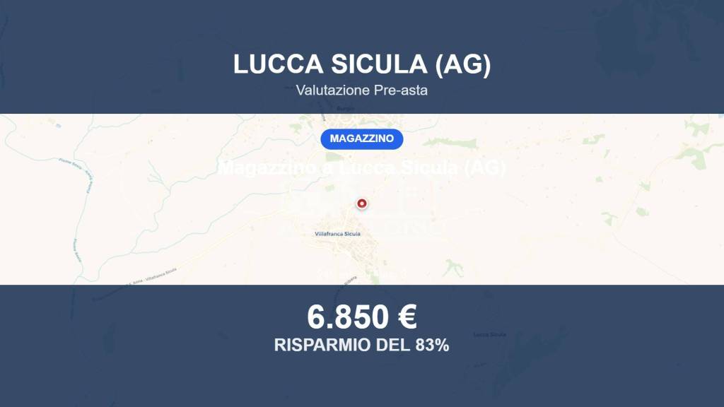 locale commerciale in vendita a Lucca Sicula