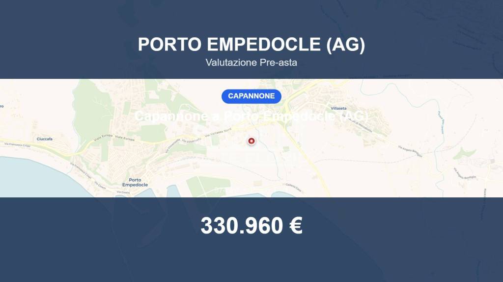 locale commerciale in vendita a Porto Empedocle