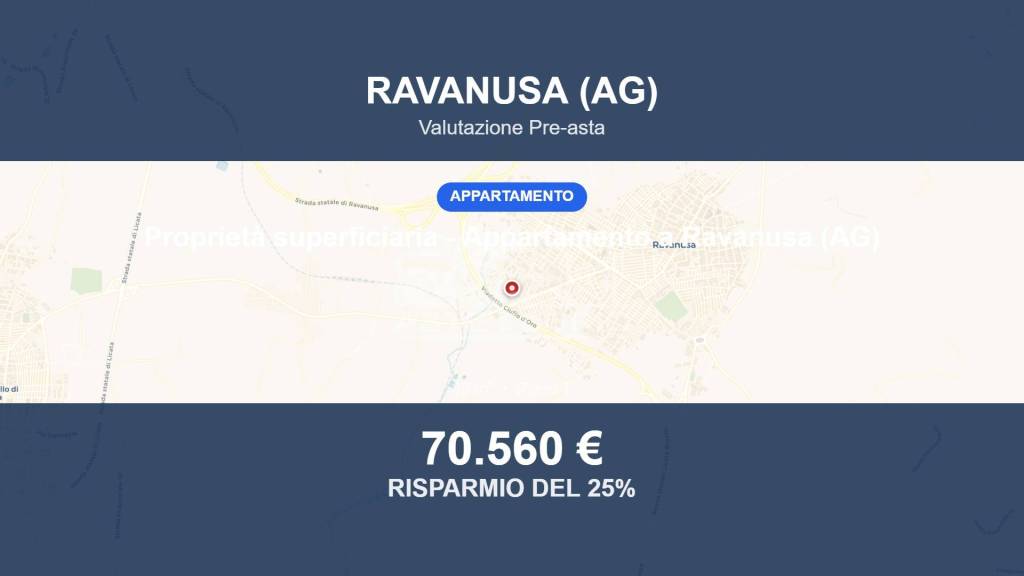 appartamento in vendita a Ravanusa