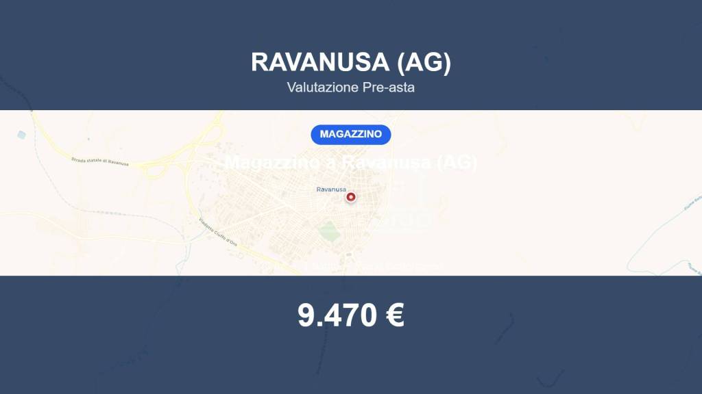 locale commerciale in vendita a Ravanusa