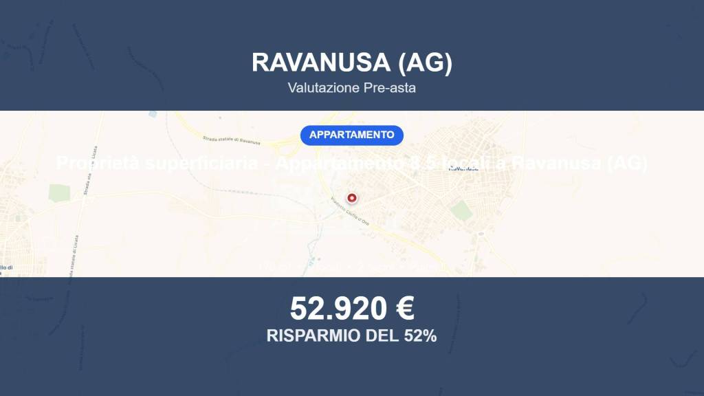 appartamento in vendita a Ravanusa