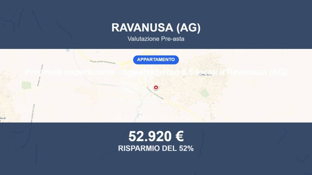 appartamento in vendita a Ravanusa