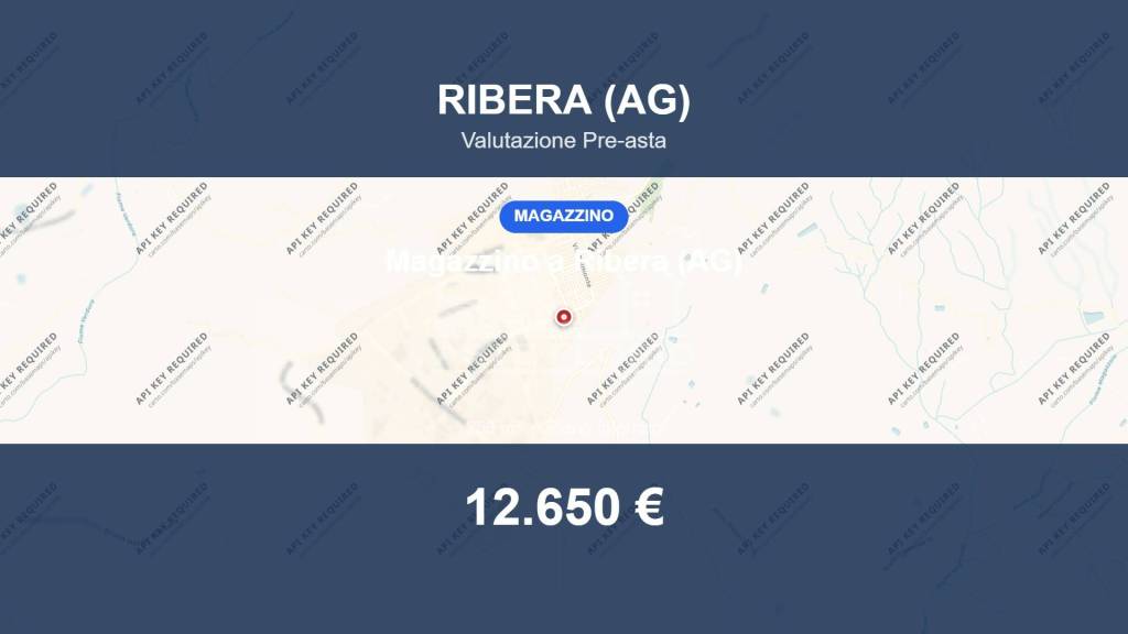 locale commerciale in vendita a Ribera