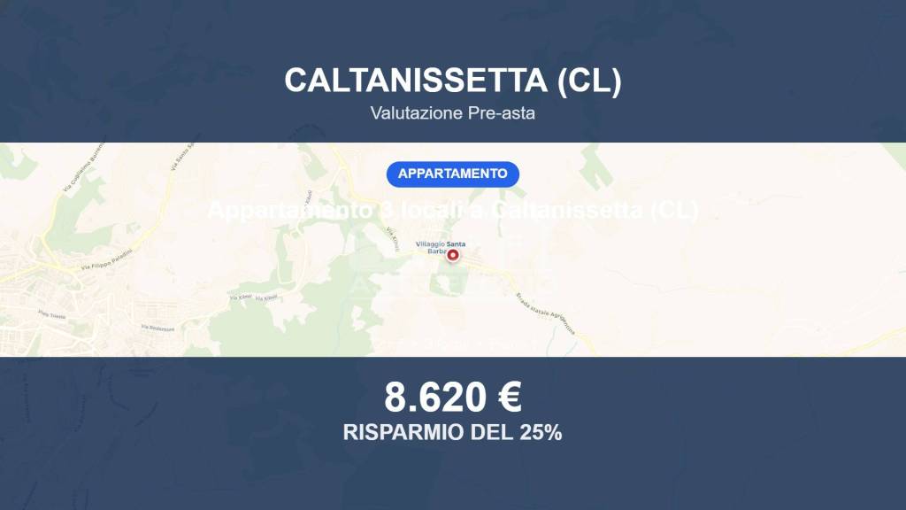 appartamento in vendita a Caltanissetta in zona Villaggio Santa Barbara