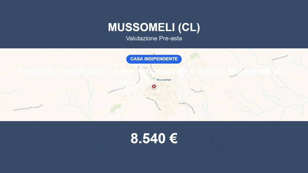 casa indipendente in vendita a Mussomeli