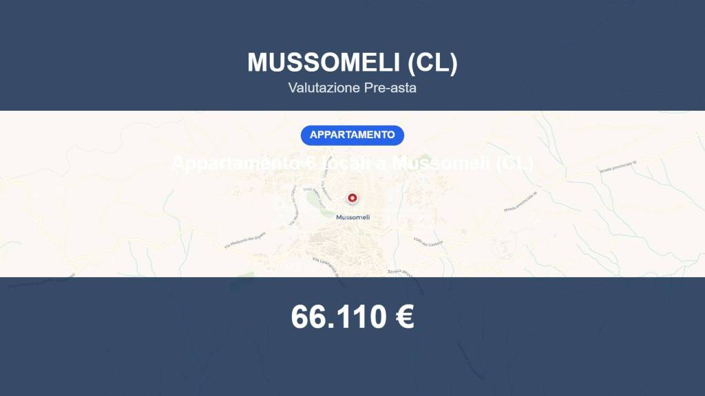 appartamento in vendita a Mussomeli