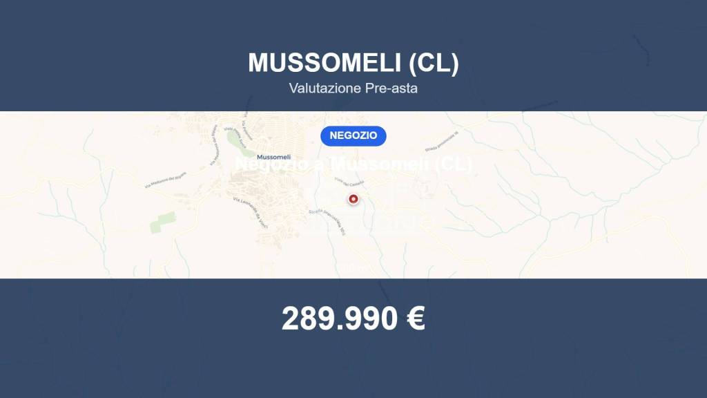 negozio in vendita a Mussomeli