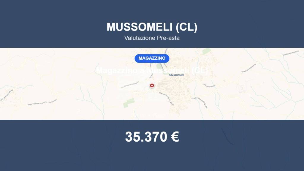 locale commerciale in vendita a Mussomeli
