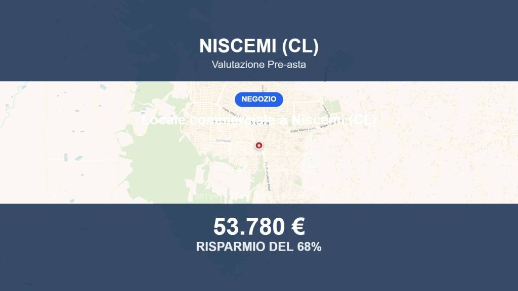 locale commerciale in vendita a Niscemi