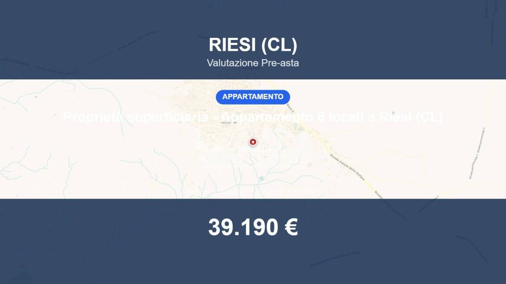 appartamento in vendita a Riesi