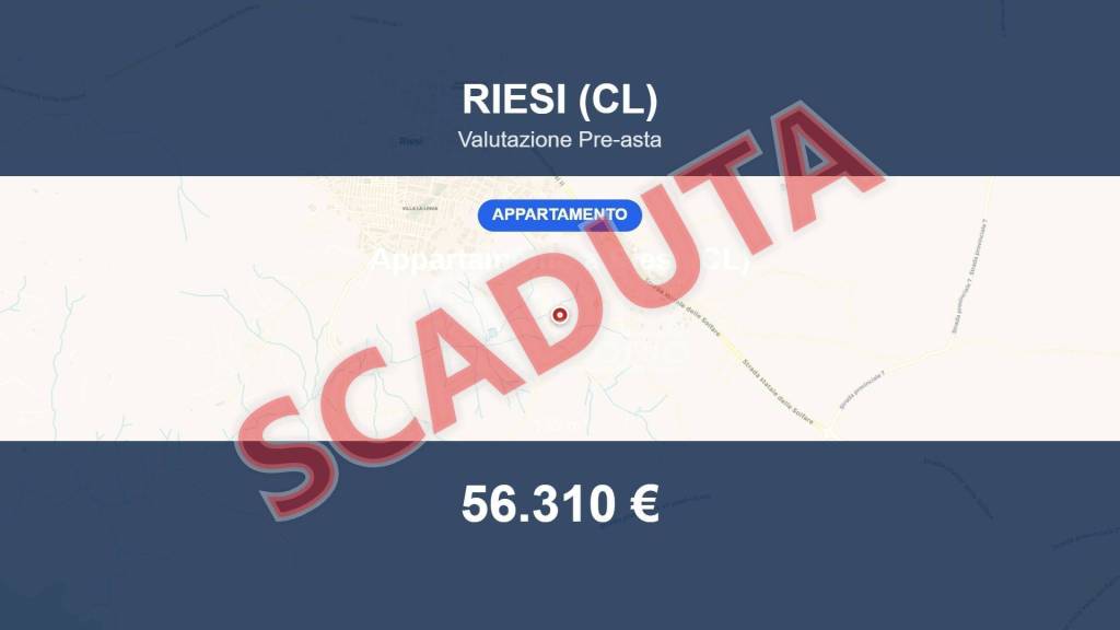 appartamento in vendita a Riesi