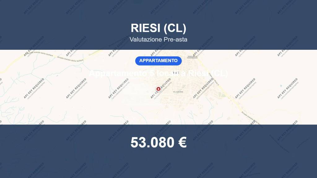 appartamento in vendita a Riesi