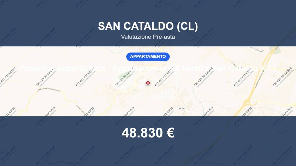 appartamento in vendita a San Cataldo