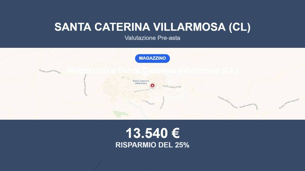 locale commerciale in vendita a Santa Caterina Villarmosa