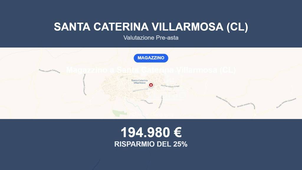 locale commerciale in vendita a Santa Caterina Villarmosa