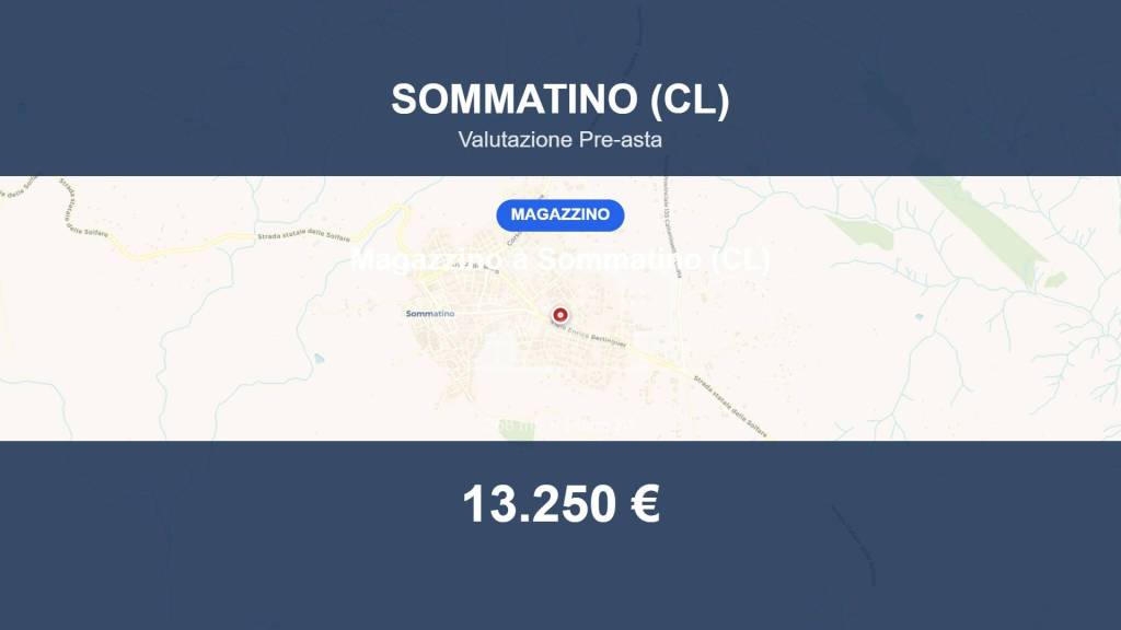 locale commerciale in vendita a Sommatino