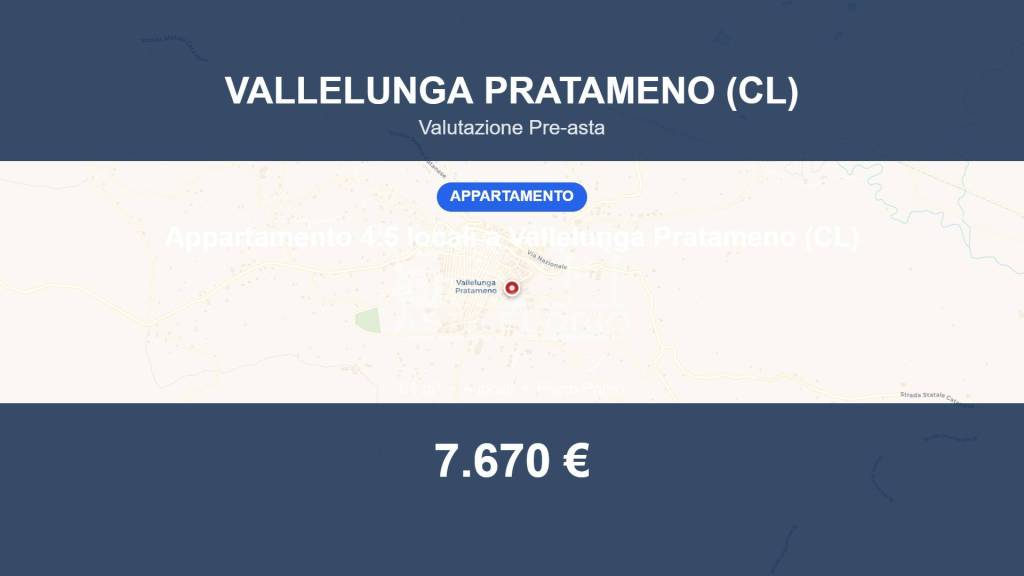 appartamento in vendita a Vallelunga Pratameno